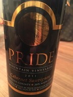 Pride Mountain Vineyards Cabernet Sauvignon 2011